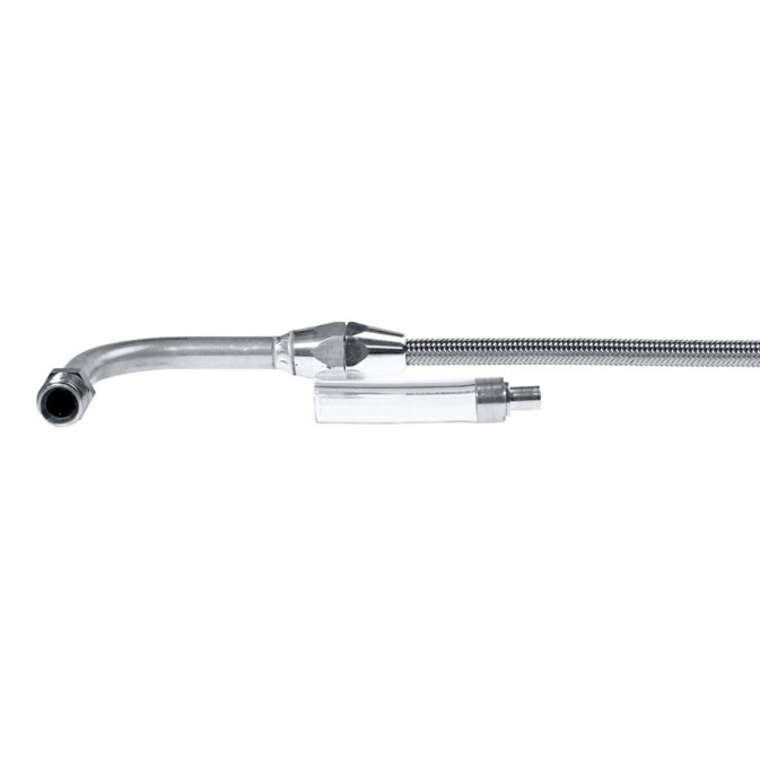 Ford C4 Pan Mount Billet / SS Braid Trans Dipstick American Shifter ASCTDP2