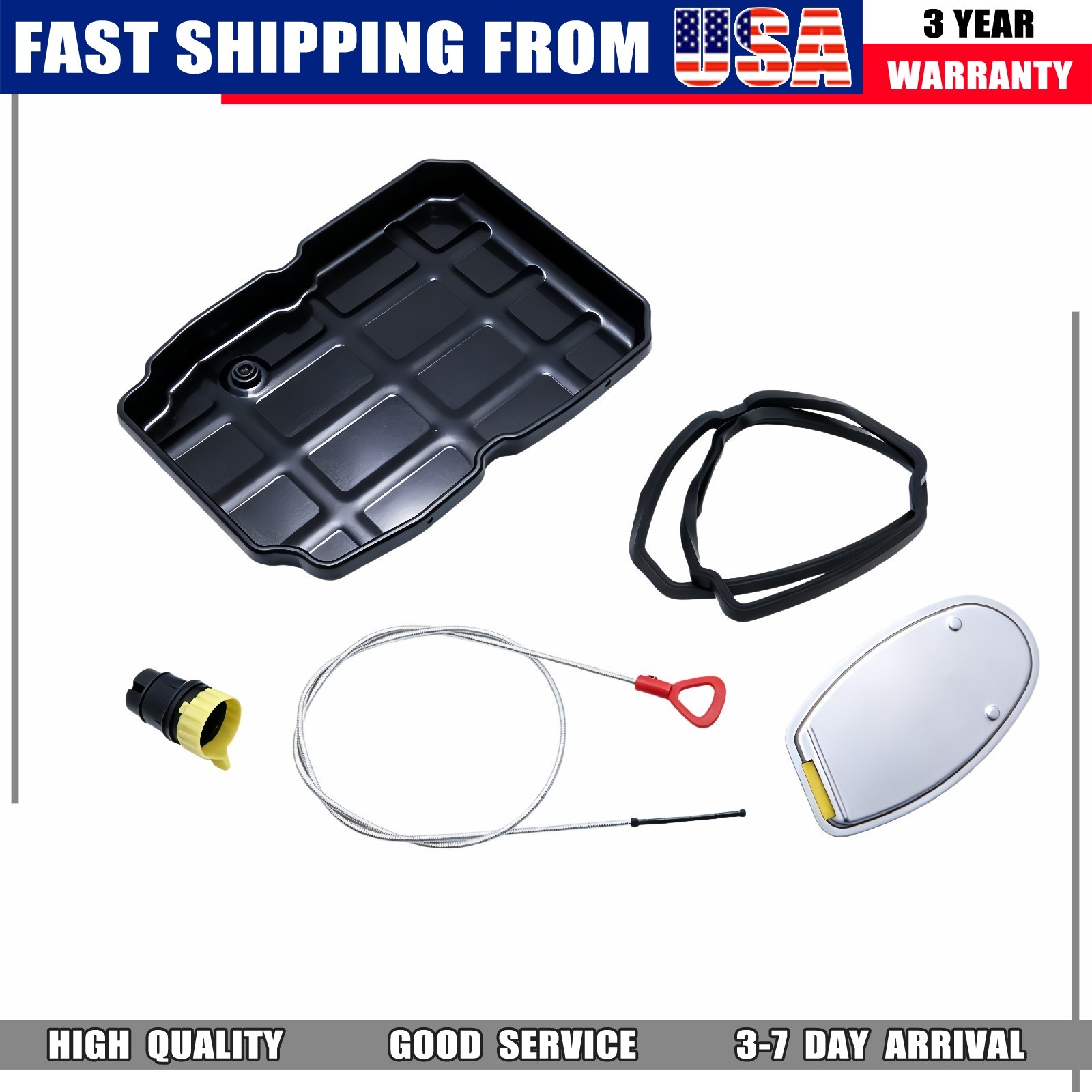 Fits 2012-2016 Jeep Wrangler 5-Speed Transmission Oil Pan Gasket Filter Tool Set