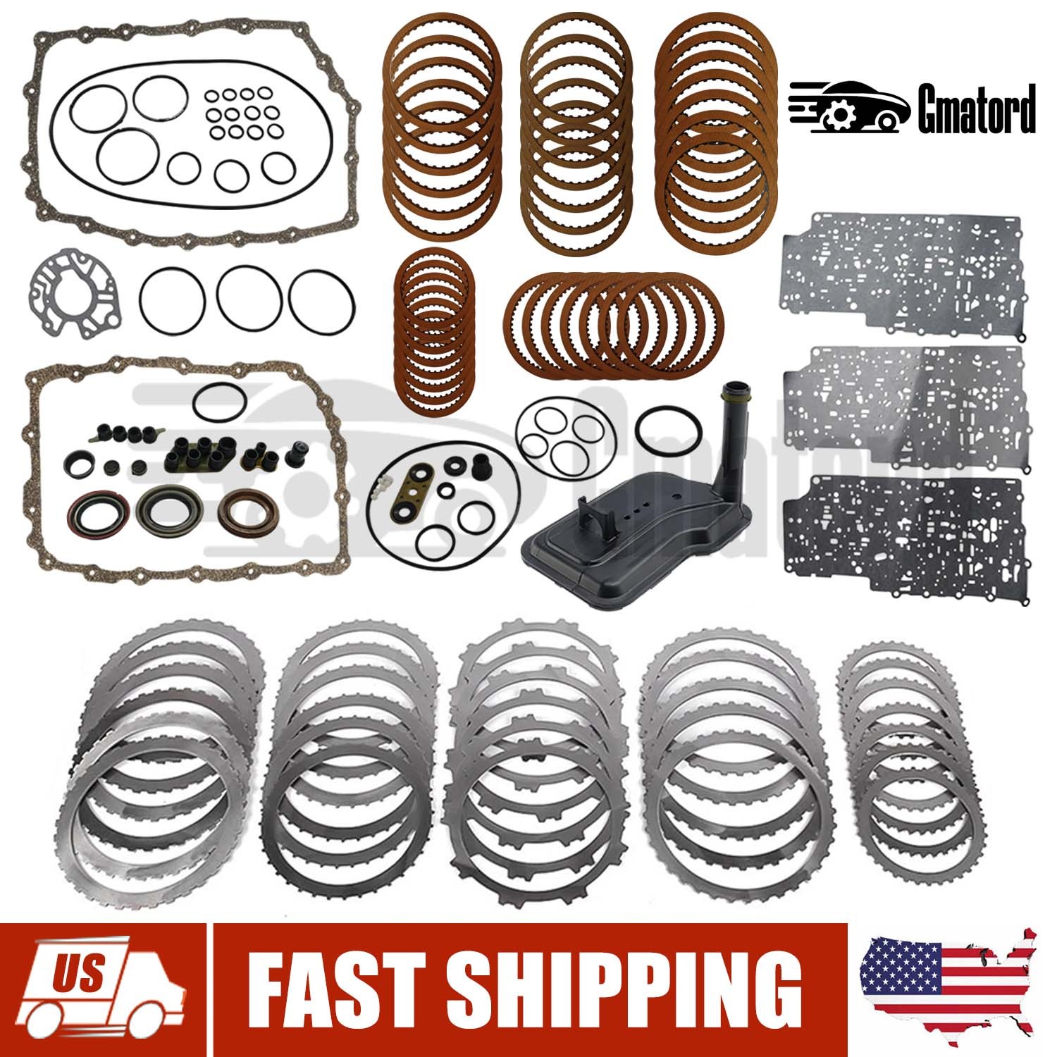 6L80E 6L90E Transmission Rebuild Kit w/ Filter for Chevry Express Silverado 1500