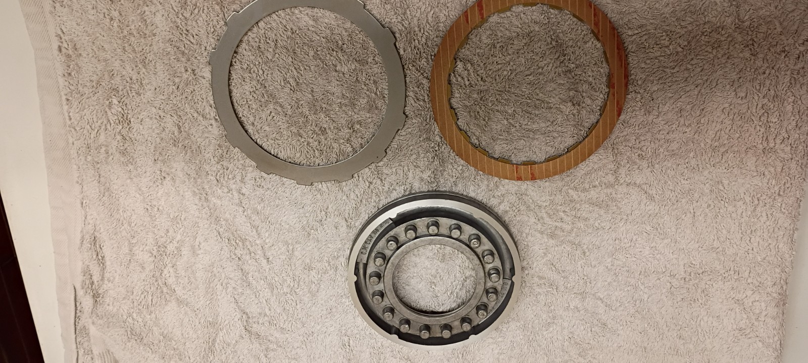 TH350 5 CLUTCH DIRECT DRUM PISTON w/ STEEL & GRAPHITE FRICTION