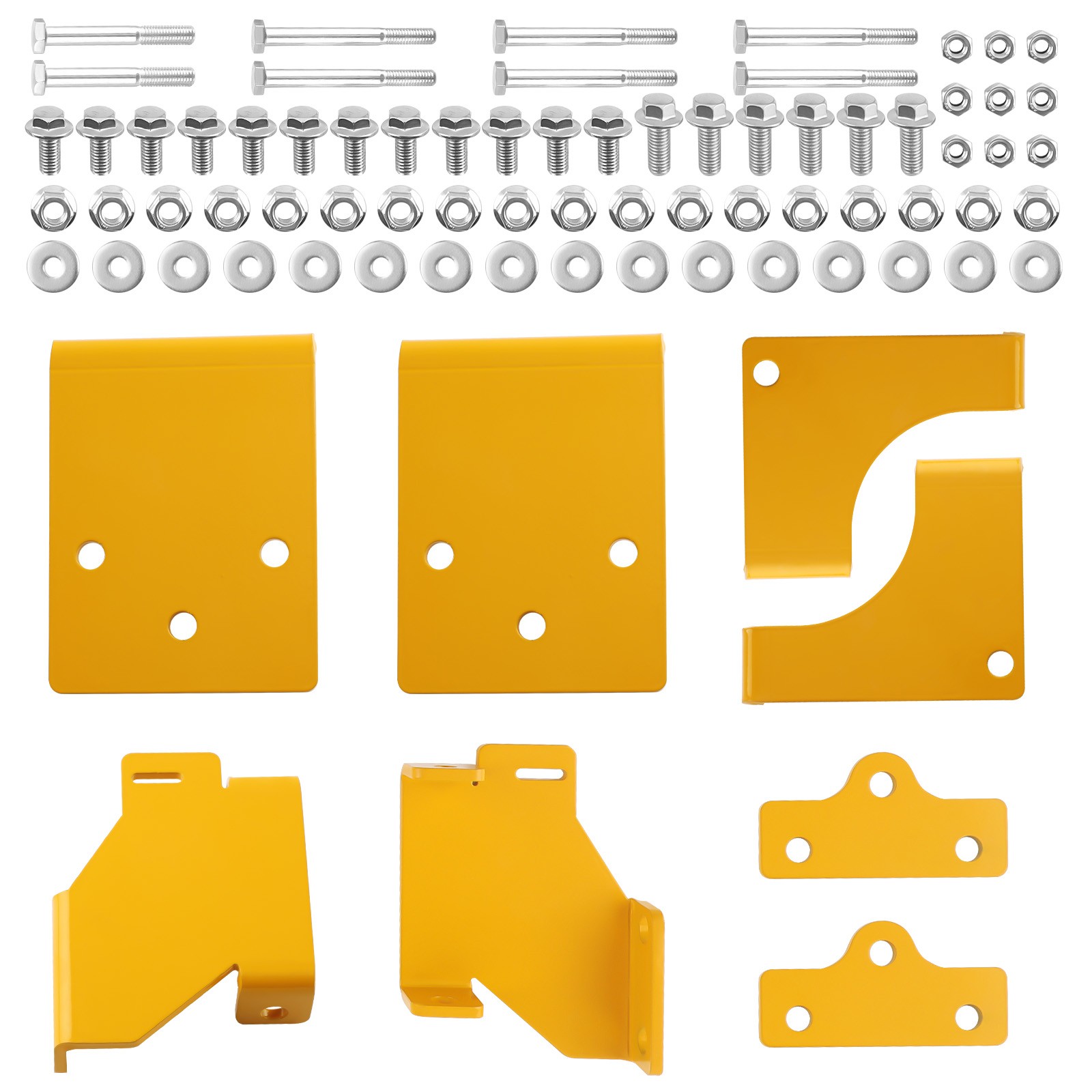 1 Pair Universal 45 Deg Fixed Side Mount Steel Brackets For Sparco Bucket Seat