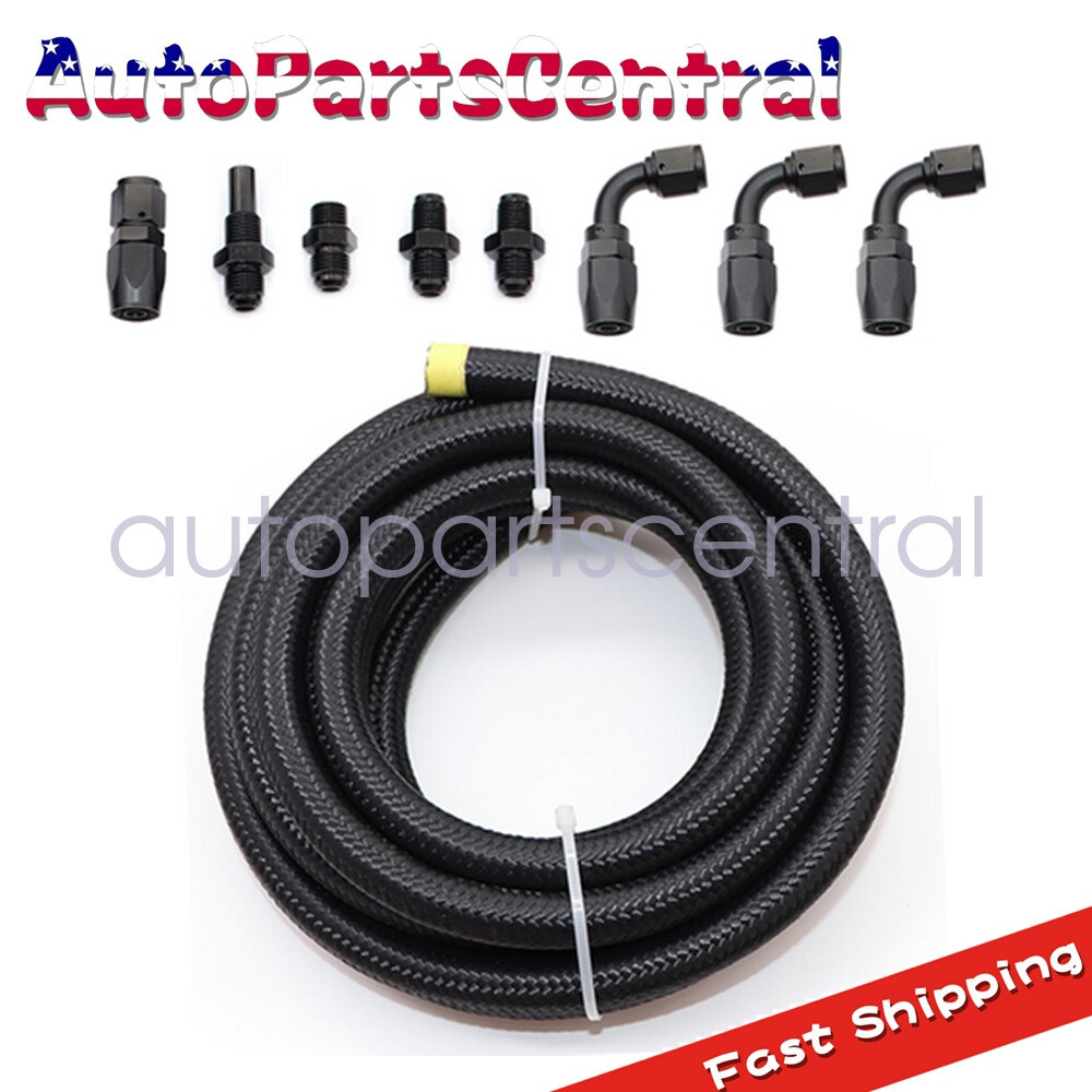 For GM Chevrolet GMC 4L80E 6AN Automatic Transmission Cooler Line & Adapter Kit