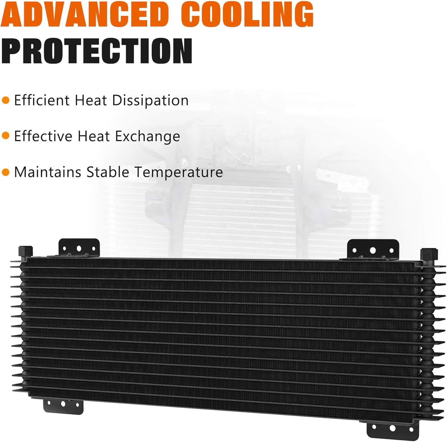 LPD47391 BK Tru Cool Cooler Transmission Oil Cooler GVW Max 40,000 With Hardware