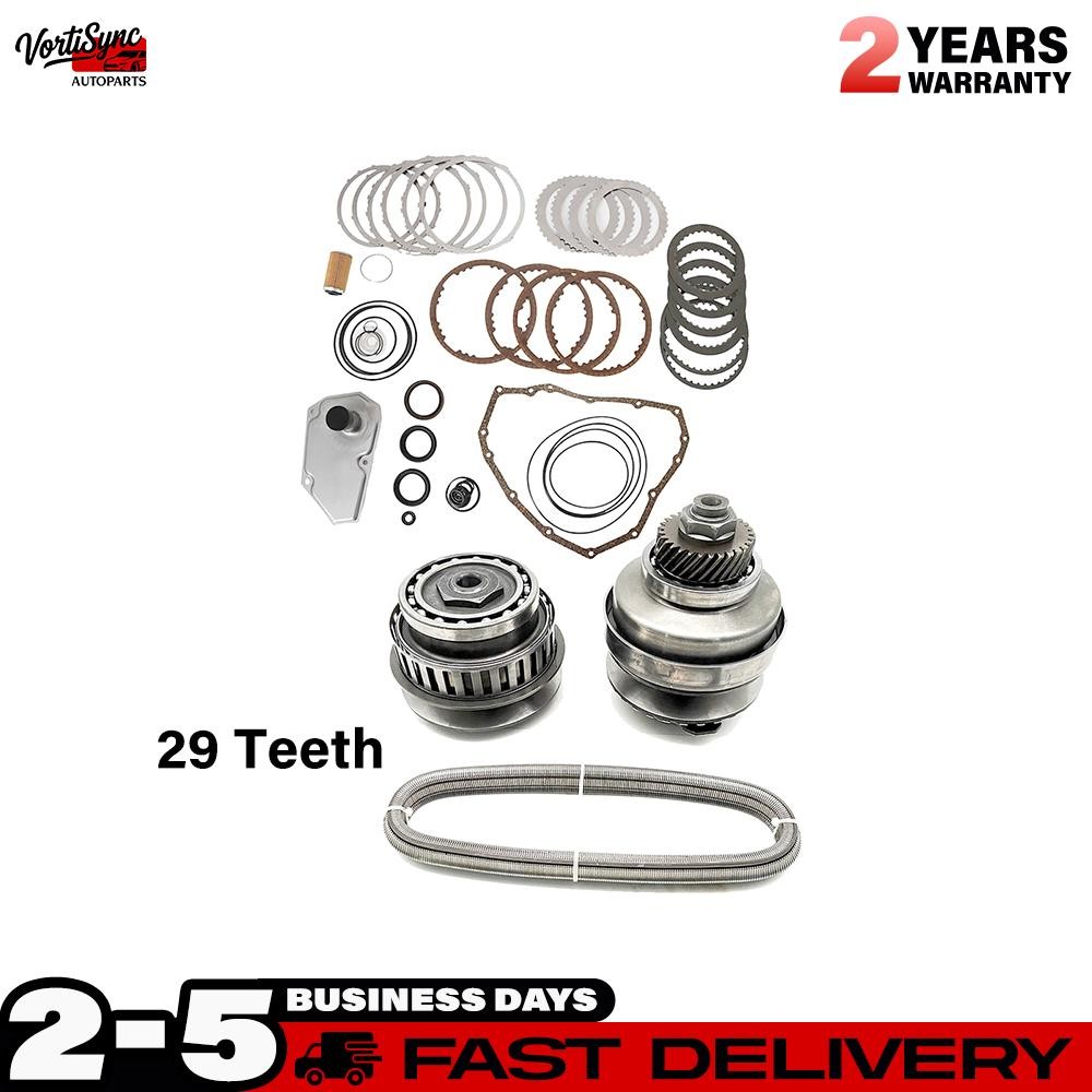 JF015E RE0F11A Fits Nissan Transmission Master Rebuild & Pulley Set W/Belt 29T
