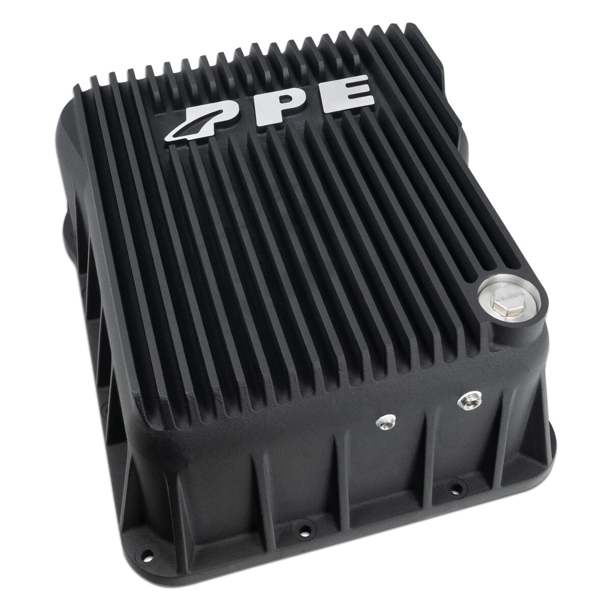 PPE Black Heavy Duty Deep Transmission Pan For 2001-2019 GM 6.6L Duramax Diesel