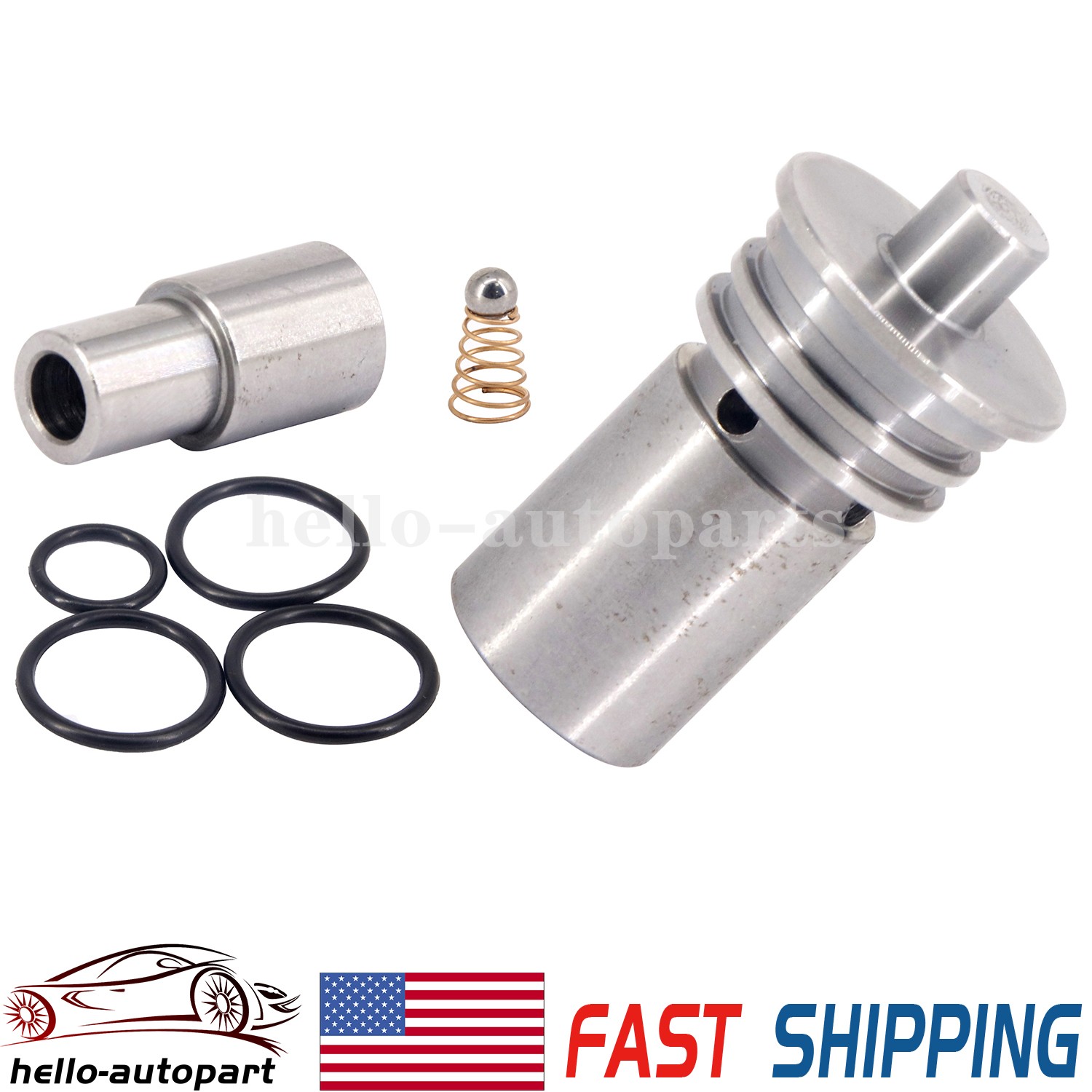 Transmission Cooling System Upgrade Kit Flow Bypass Valve Kit For GM 6L80 STL010