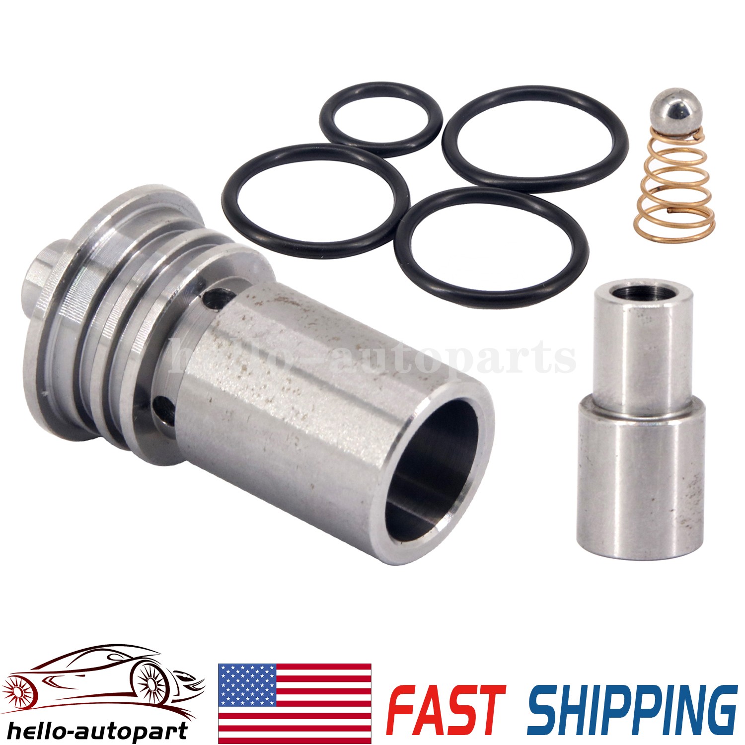 Transmission Cooling System Upgrade Kit Flow Bypass Valve Kit For GM 6L80 STL010