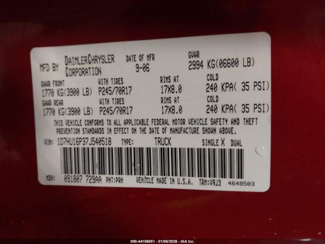 Transfer Case Model NV243 Electric Shift Fits 06-12 DODGE 1500 PICKUP 1744631