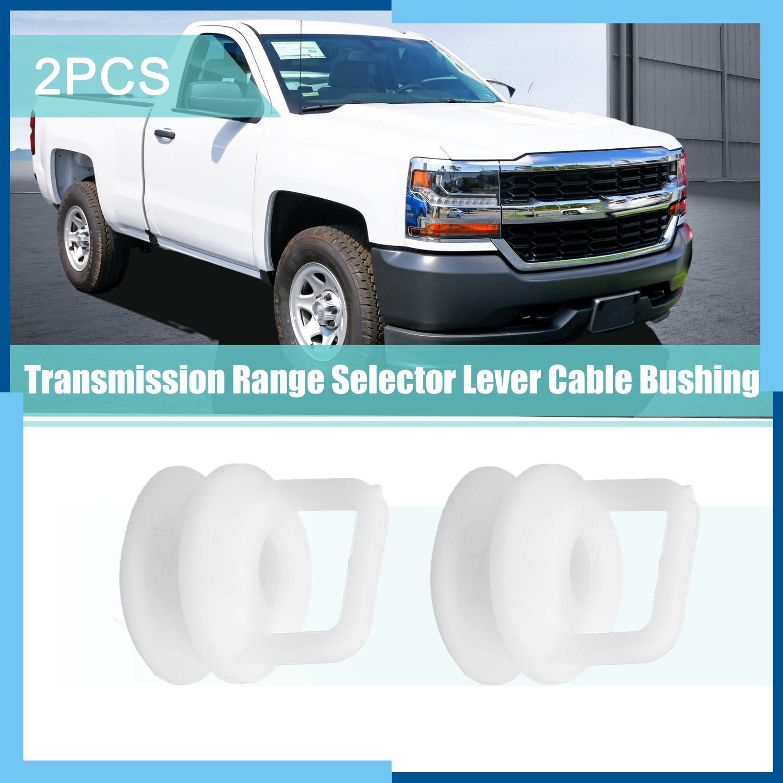 Pack (2) Transmission Shift Linkage Bushing 15276979 for Chevrolet for GMC
