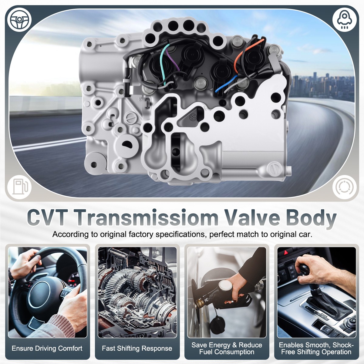 TR580 Transmission Valve Body For Subaru Forester Impreza Legacy Outback 2.5L
