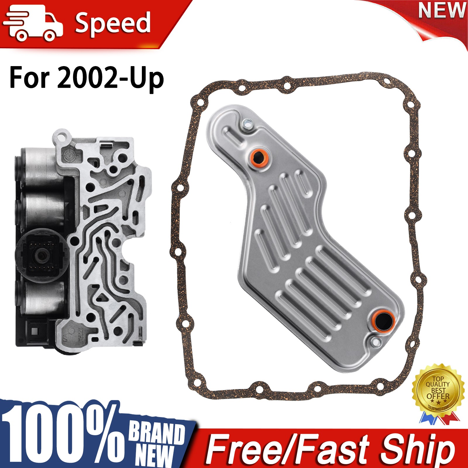 Transmission Shift Solenoid Filter Kit For 2002-Up Ford Explorer 4.6 5R55S 5R55W