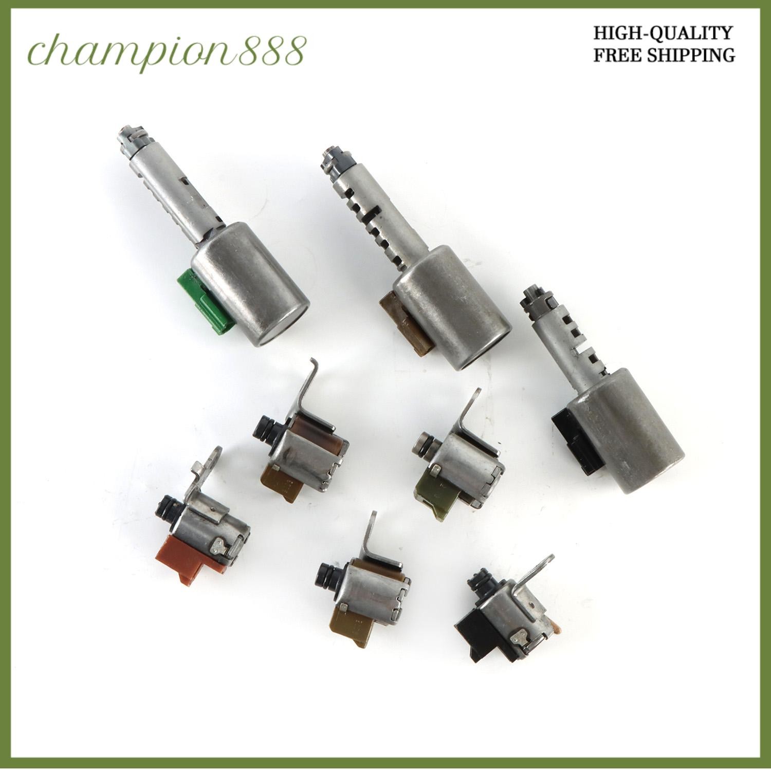 8pcs Transmission Solenoids Set Kit for AW55-50SN AW55-51SN AF33-5 AW235 RE5F22A