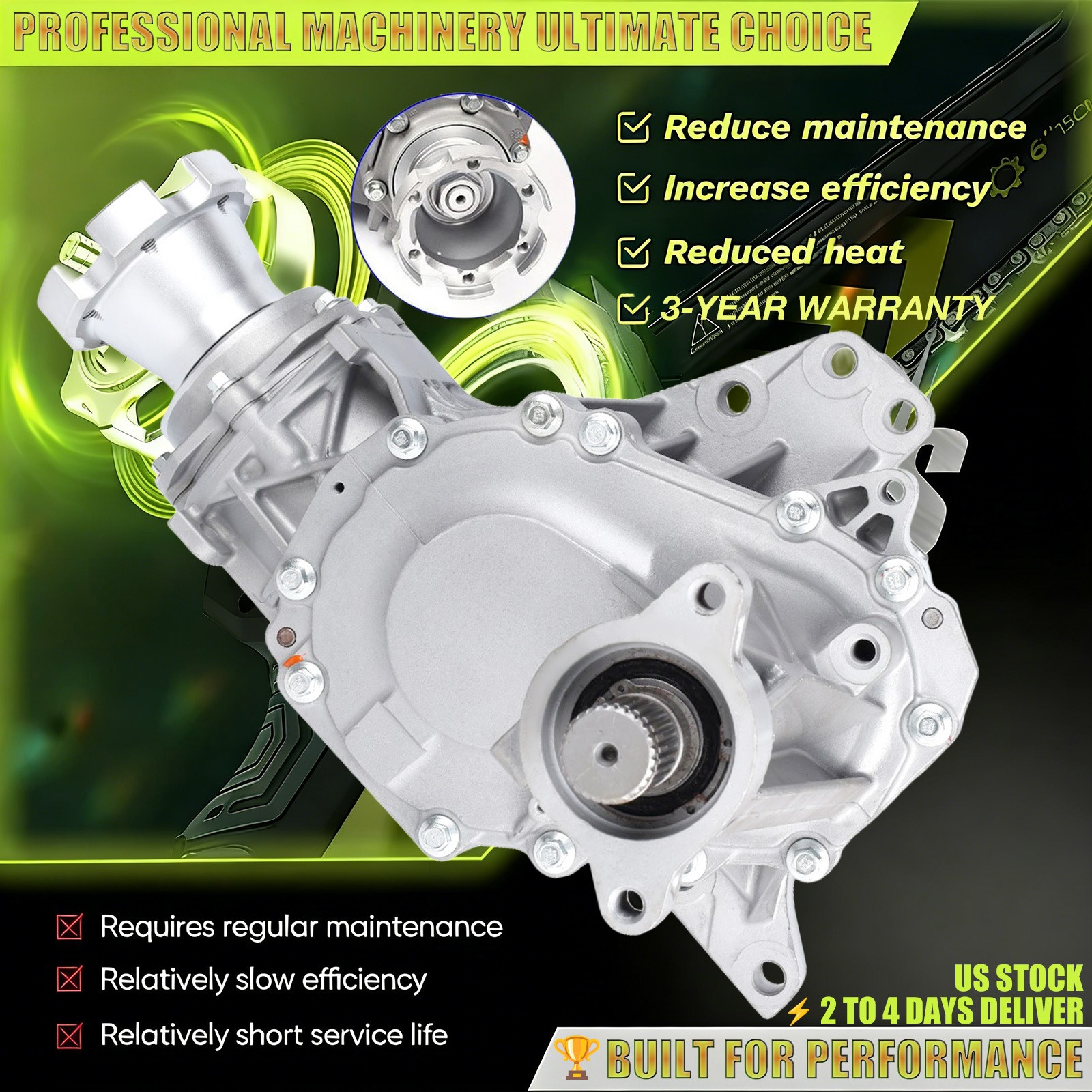 Transfer Case Assembly For 2010-2017 Chevrolet Equinox GMC Terrain 2.4L AWD/FWD