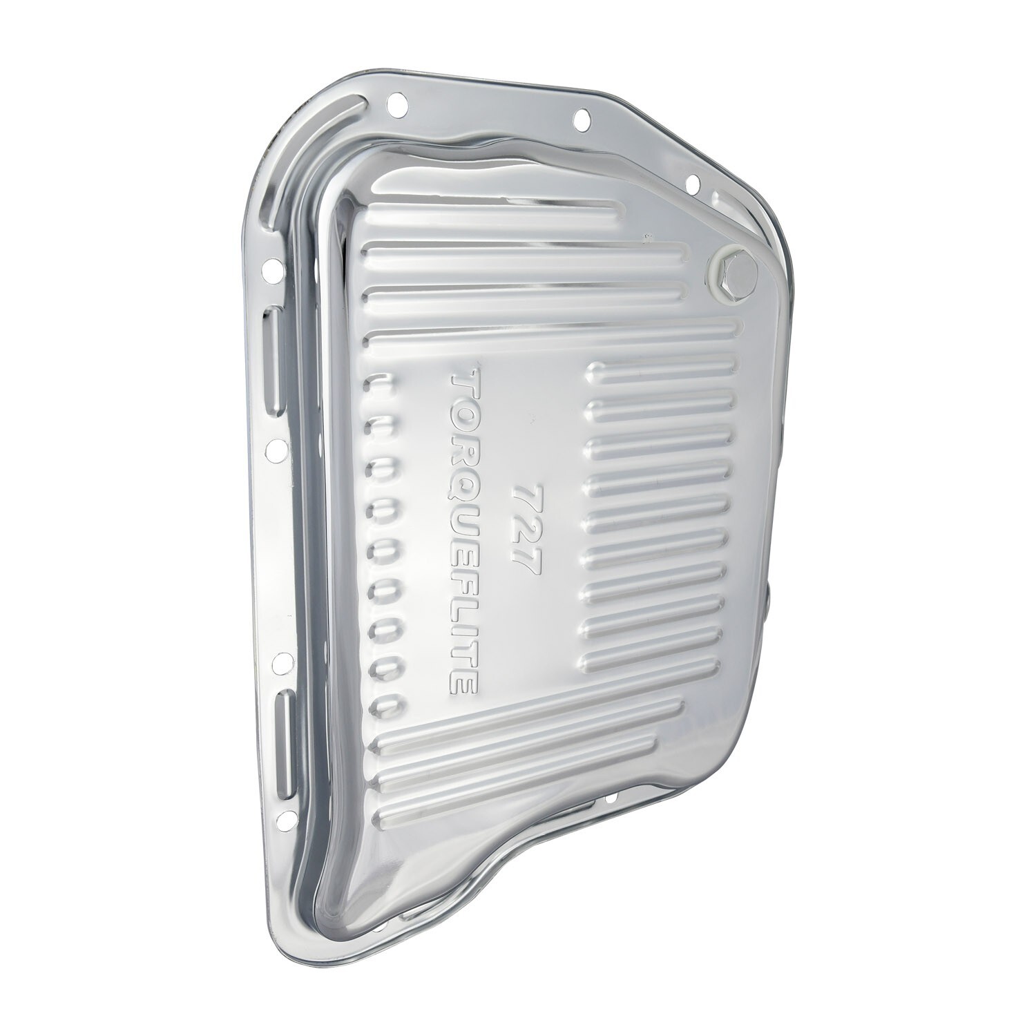 Chrome Steel Transmission Pan Fits Chrysler Dodge Mopar 727 Torqueflite Ribbed