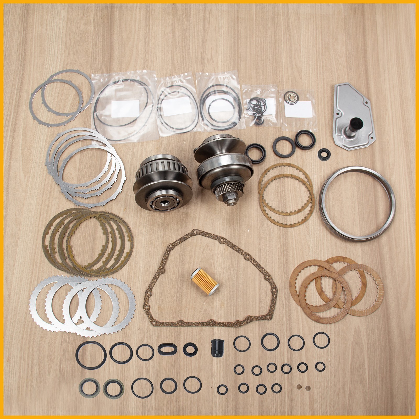 Transmission Master Rebuild Kit + Pulley Set W/ Belt For Nissan JF015E RE0F11A