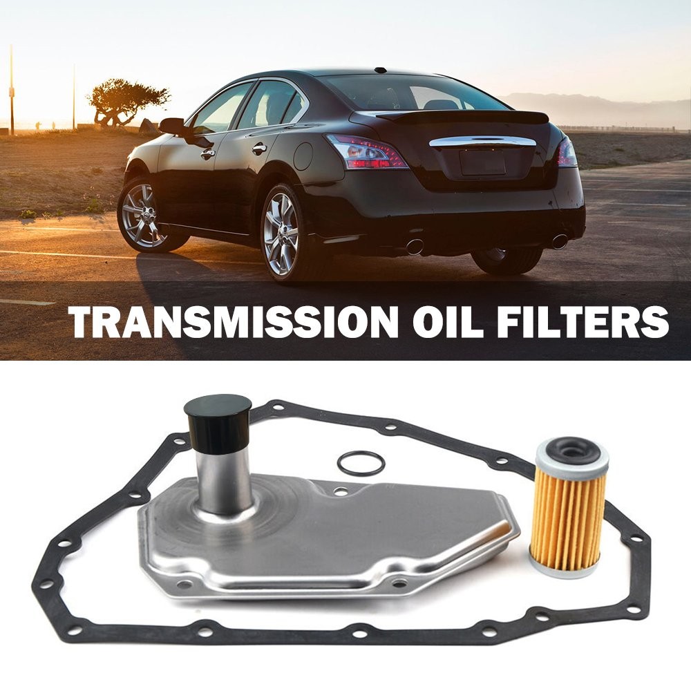 3PCS Transmission Oil Filters W/Pan Gasket For Nissan Altima Maxima 33010-JF015