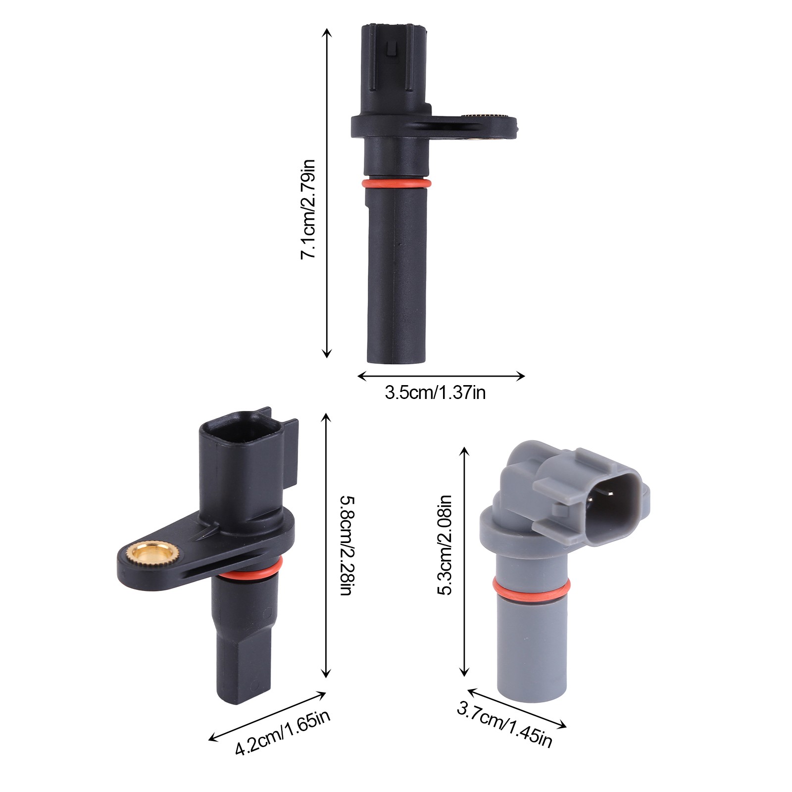 For Ford Focus Fiesta Us 6Dct250 Dps6 Transmission Speed Sensor Kit 3Pcs/Set