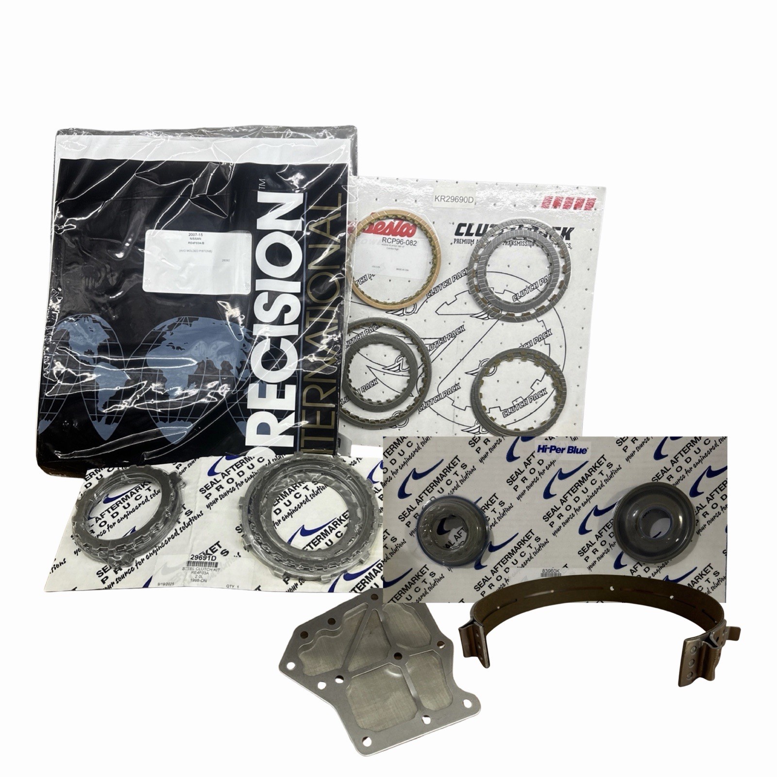 for Nissan RE4F03A Transmission master rebuild kit with band & filter pistons