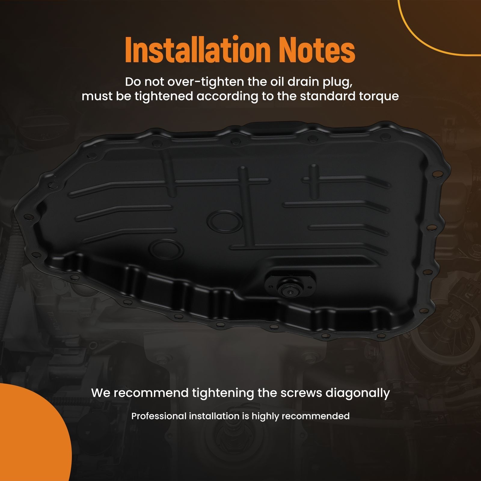 Transmission Oil Pan for Hyundai Elantra L4 2.0L Hatchback 2009-2012