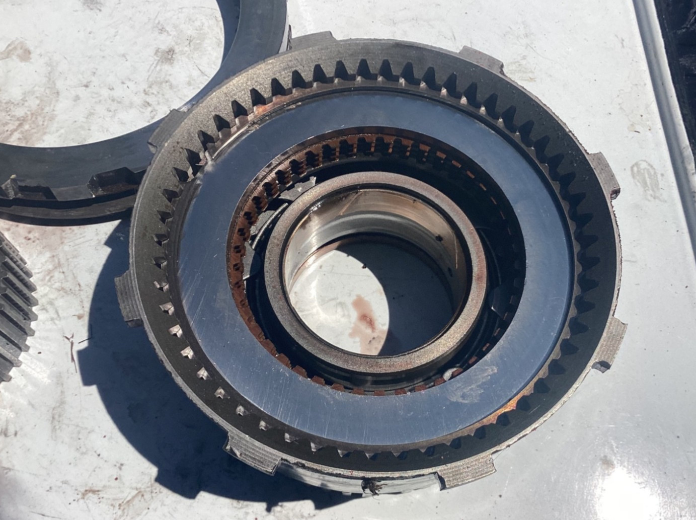 1989 Ford AOD Reverse Drum / Hub / Steels SPLINE DAMAGE SEE PHOTOS
