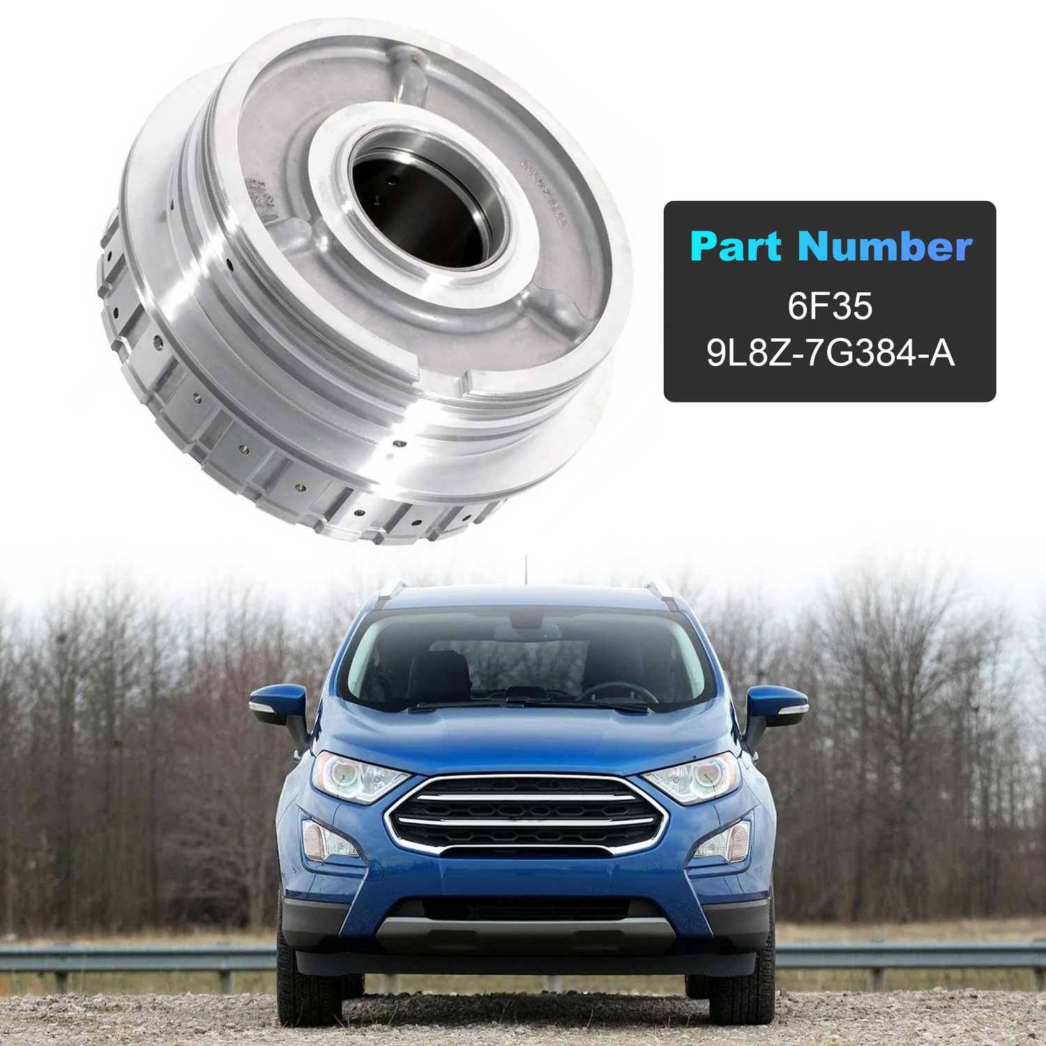 Transmission Ring Tower & Drum 4-5-6 Clutch Housing For Ford 6F35 9L8Z-7G384-A