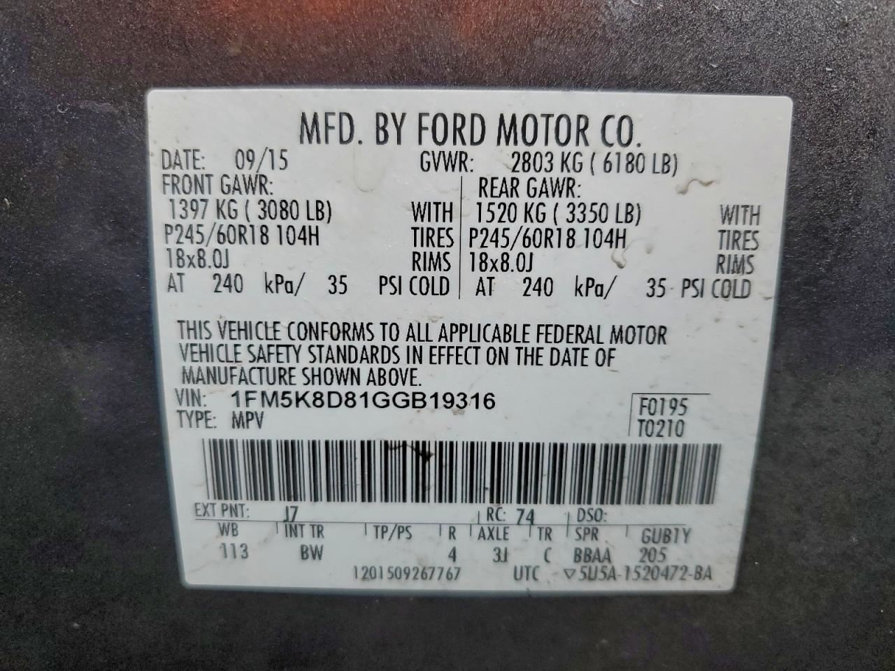TRANSFER CASE OEM 13-19 FORD EXPLORER 1YR WRNTY