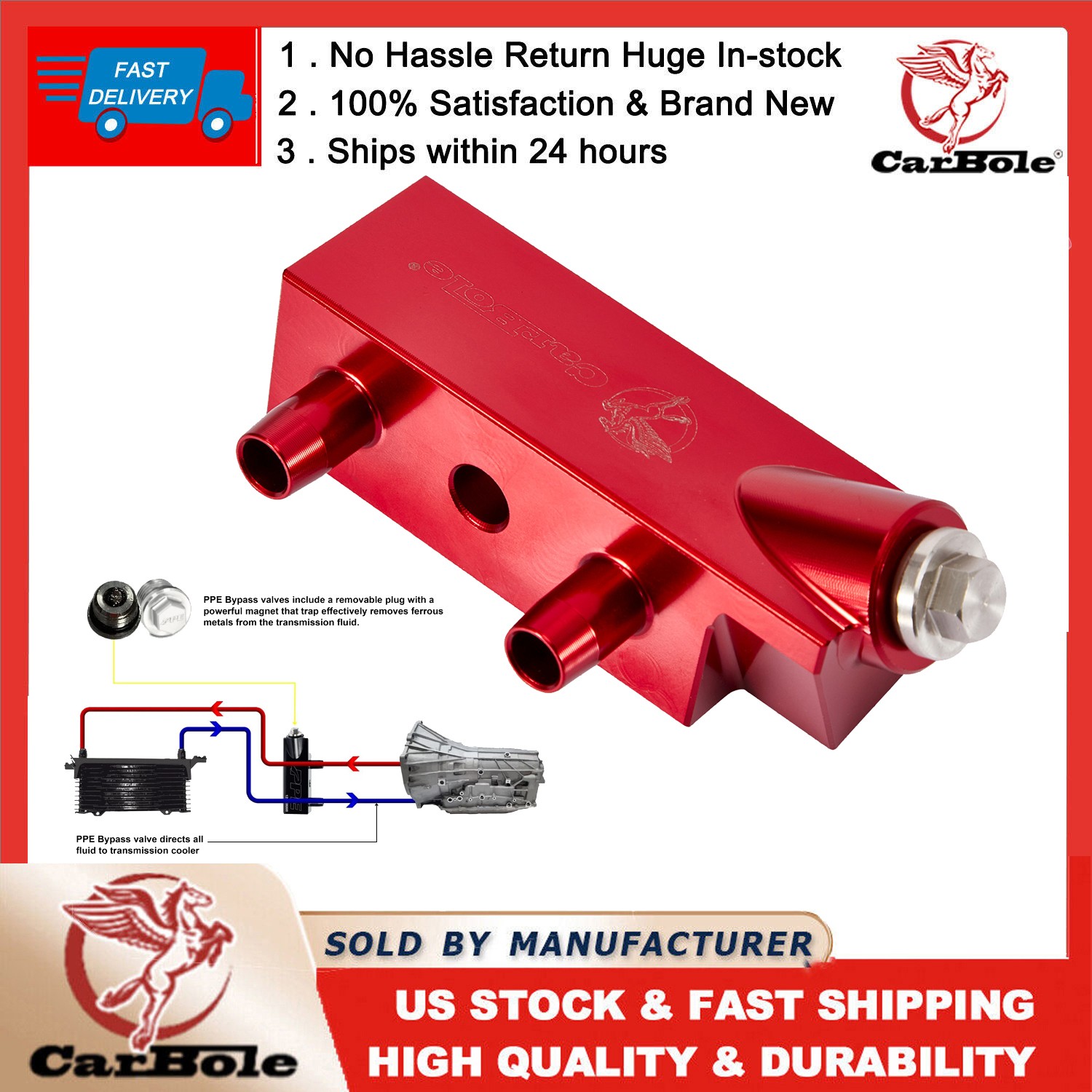 Trans Fluid Thermal Bypass Valve 125068000 Fits For 2014-2018 Chevrolet GMC 6L80