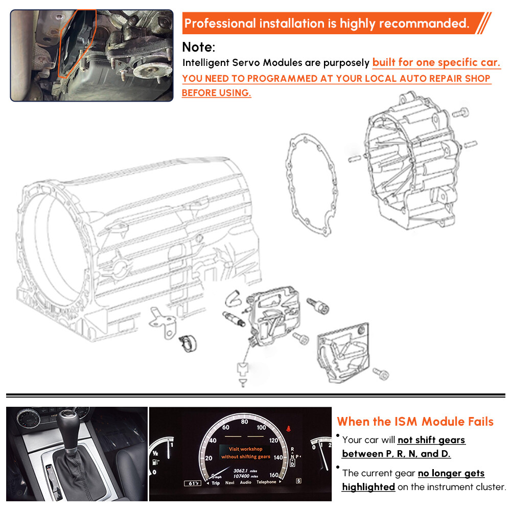 Programmed 722.9 ISM Intelligent For Servo Module Mercedes-Benz A0002701852 US