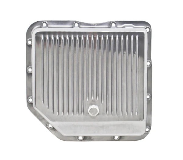 For Chevy Gm Turbo Th-350 Aluminum Transmission Pan Kit Deep Finned Polished