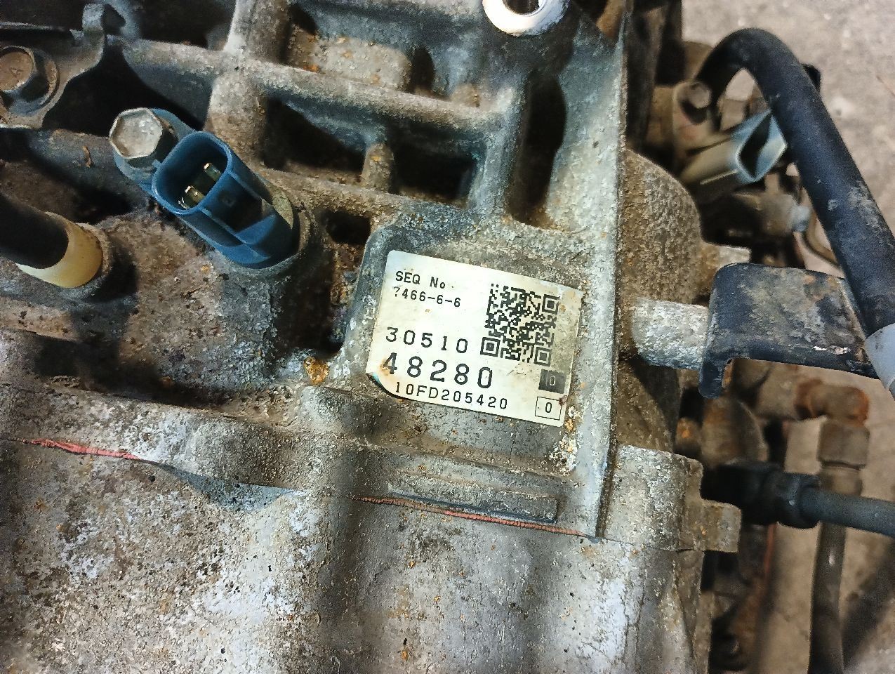 AWD Automatic Transmission from 2010 Toyota Highlander 3.5L (11543001