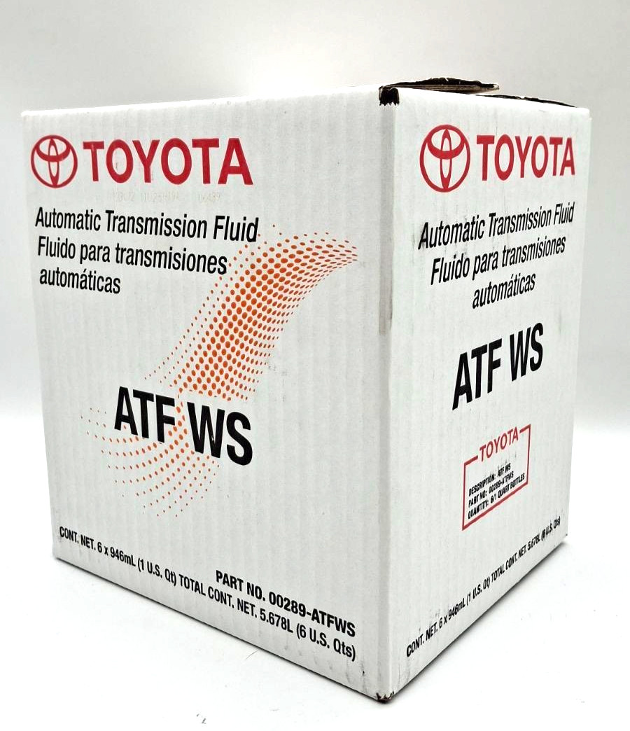 GENUINE TOYOTA ATF WS Automatic Transmission Oil 00289-ATFWS (6 QUARTS)