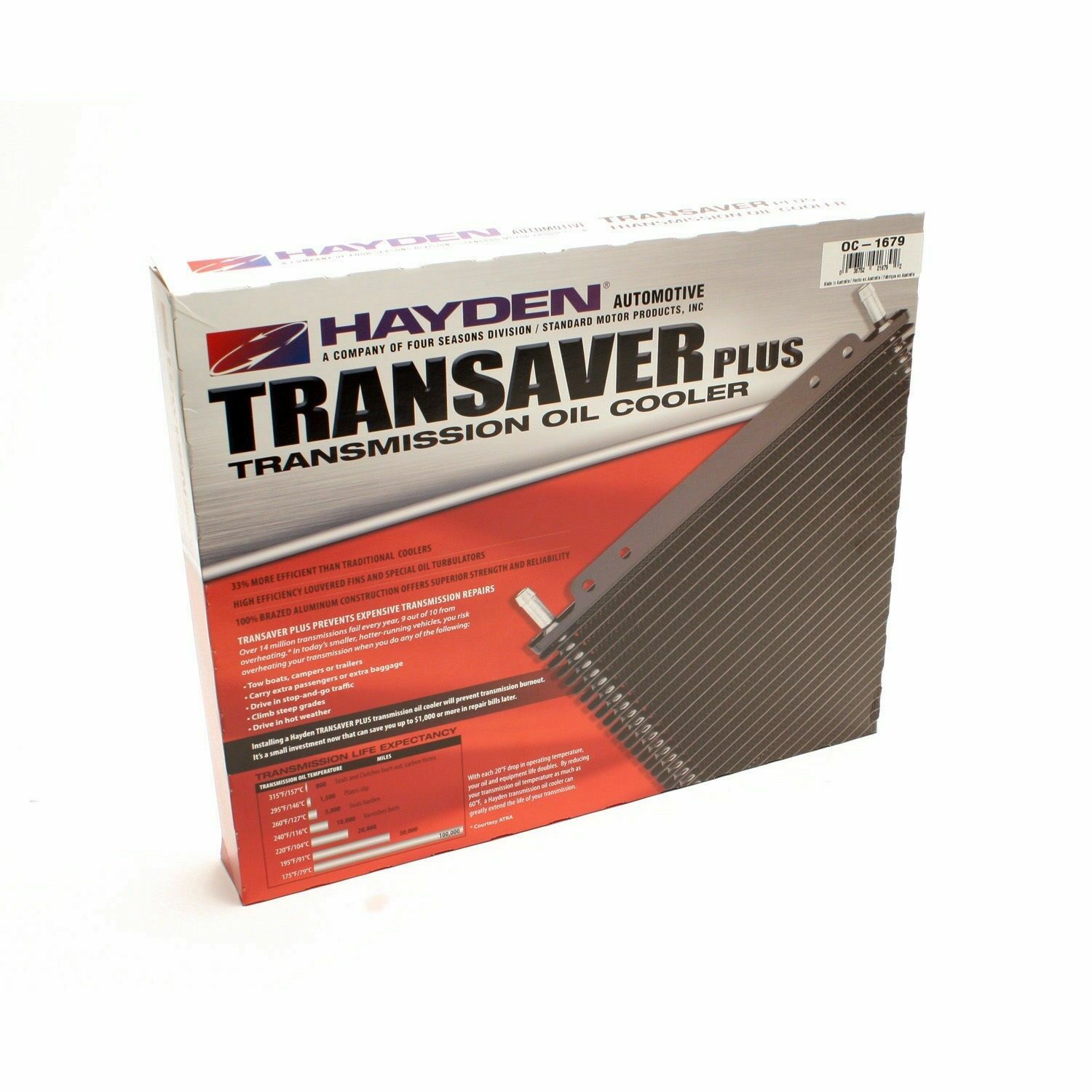 Hayden Plate & Fin Style TC Extra Heavy Duty Cooler 3/4″ X 11-5/8″ X 11″ 1679