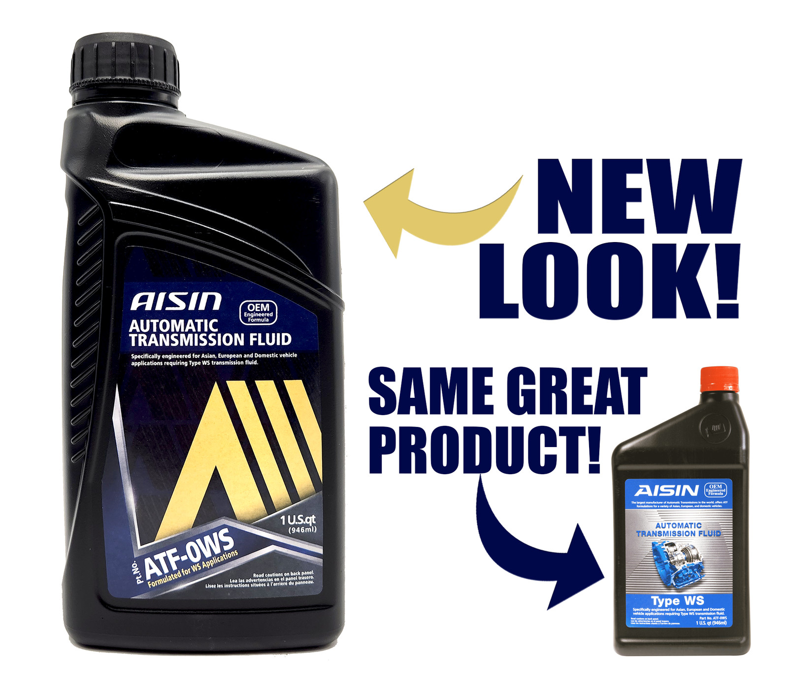 Aisin ATF, Automatic Transmission Fluid WS-World Standard Type 12 Quarts ATF0WS