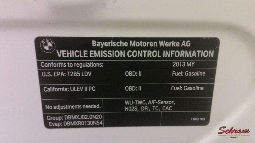 Automatic Transmission 28iX Thru 7/13 Fits 13-14 BMW X3 1945073