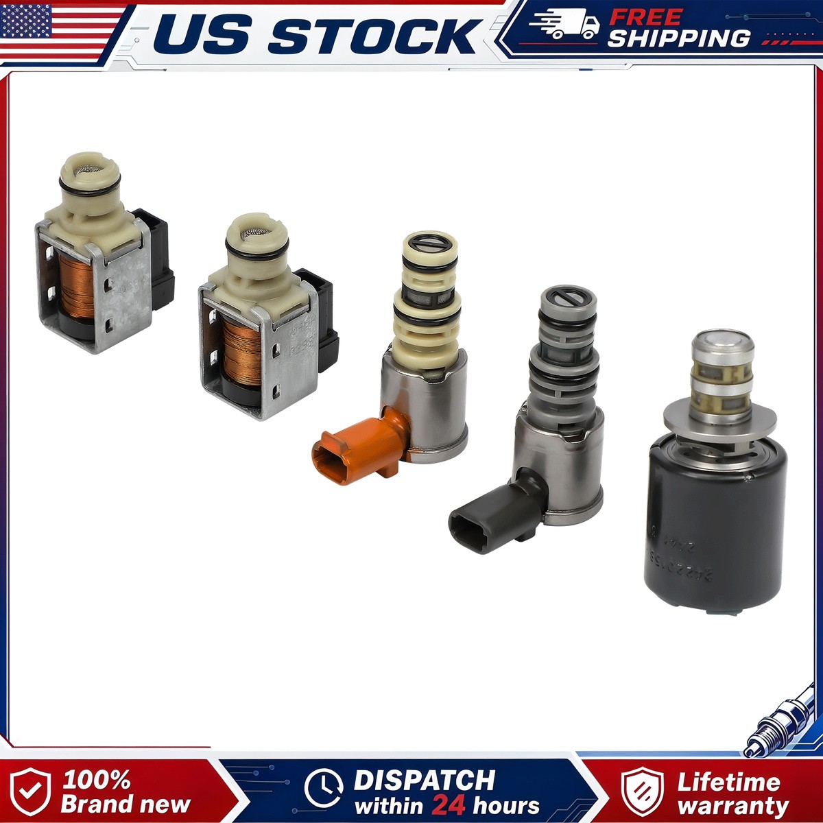 Transmission Master Solenoid Kit For GMC Chevy Silverado 1500 B Shift Solenoid