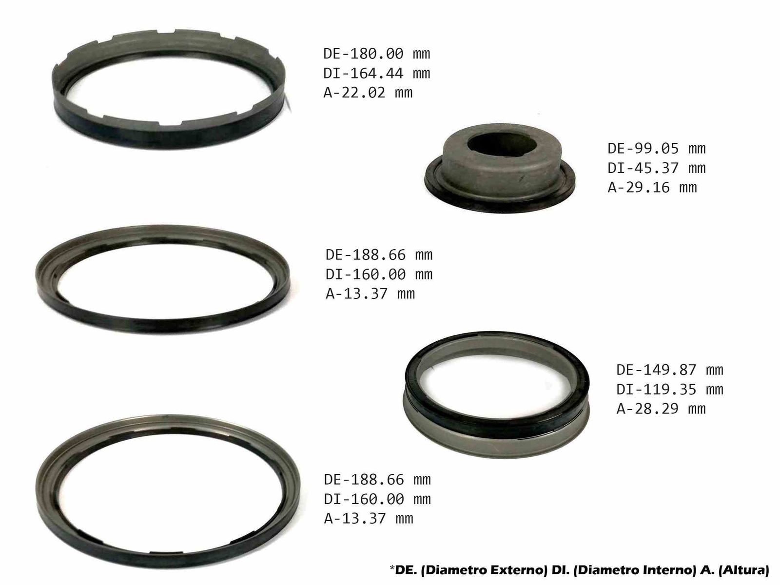 Automatic Transmission Piston Kit Transtec 6T30 6T35 2017/UP