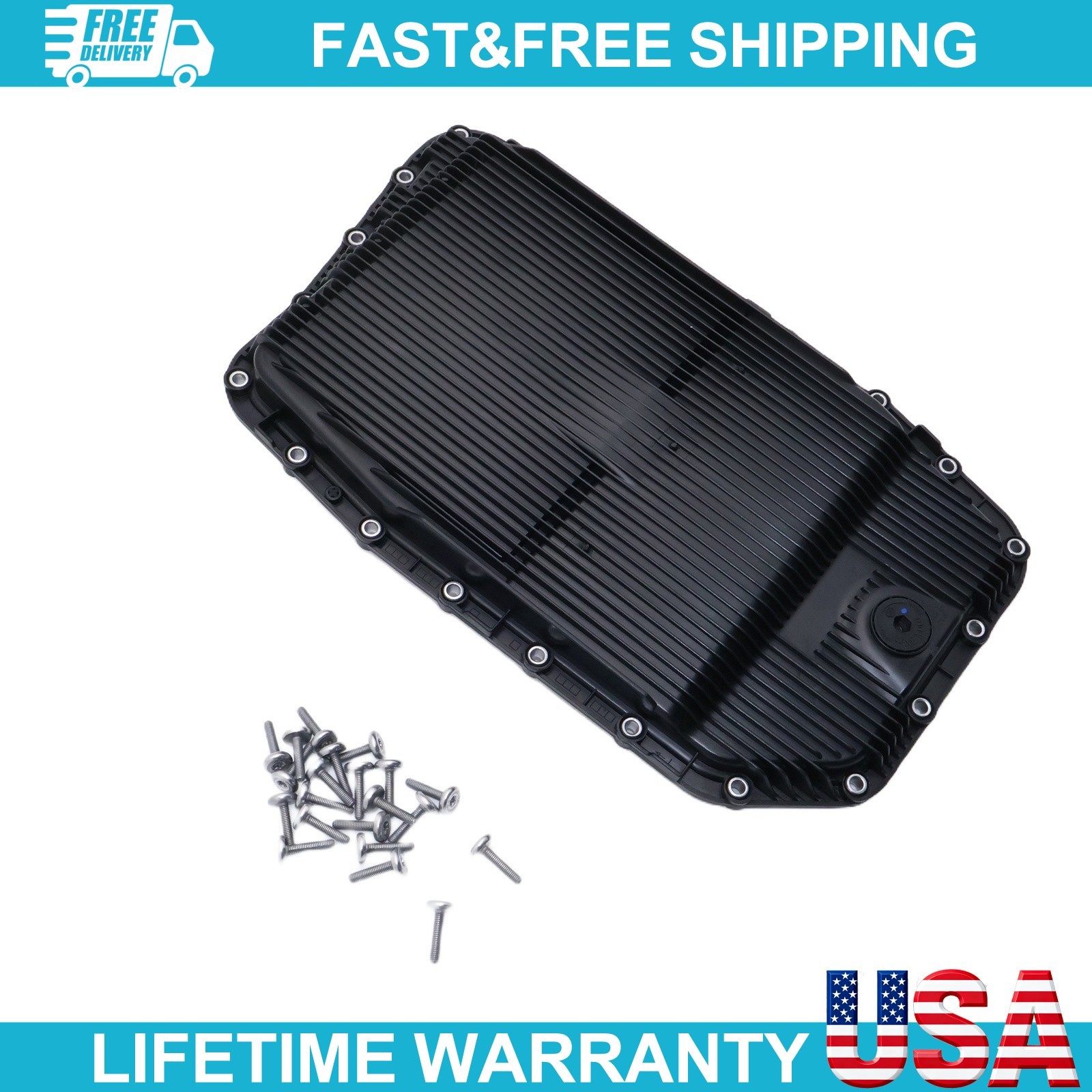 Trans Oil Pan Kit Assembly Filter For Jaguar XJ XJ8 2004-2012 LR007474
