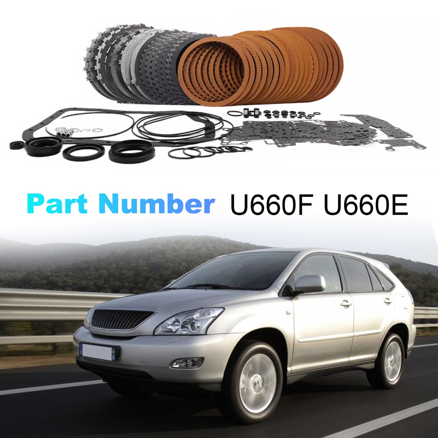 U660F U660E Transmission Master Rebuild Kit Set For 2006-On TOYOTA Lexus