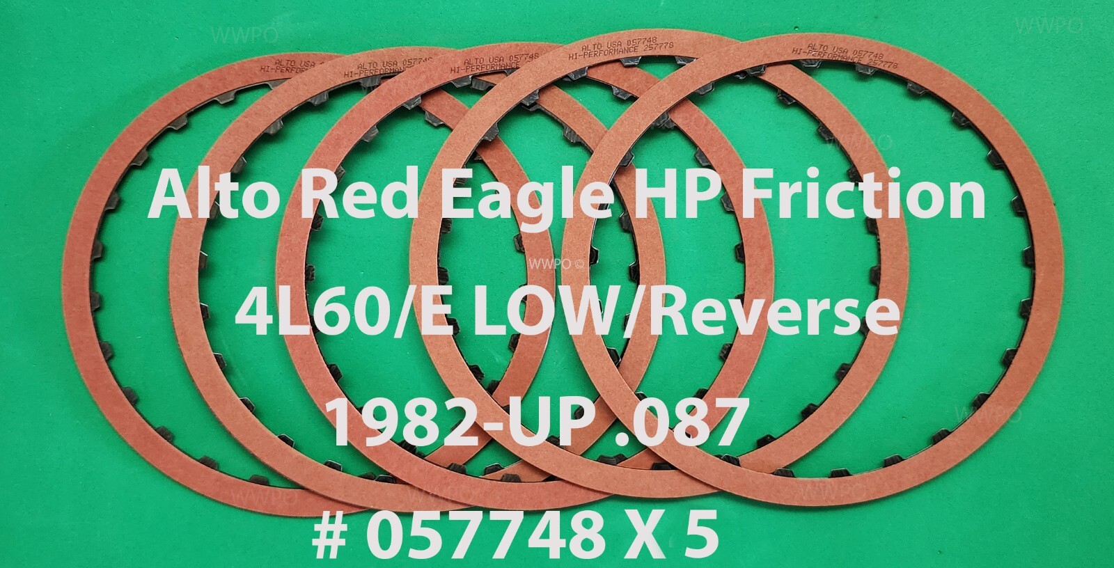 4L60/E High Performance Low/Reverse Frictions (5 Plates) – Genuine Alto HP
