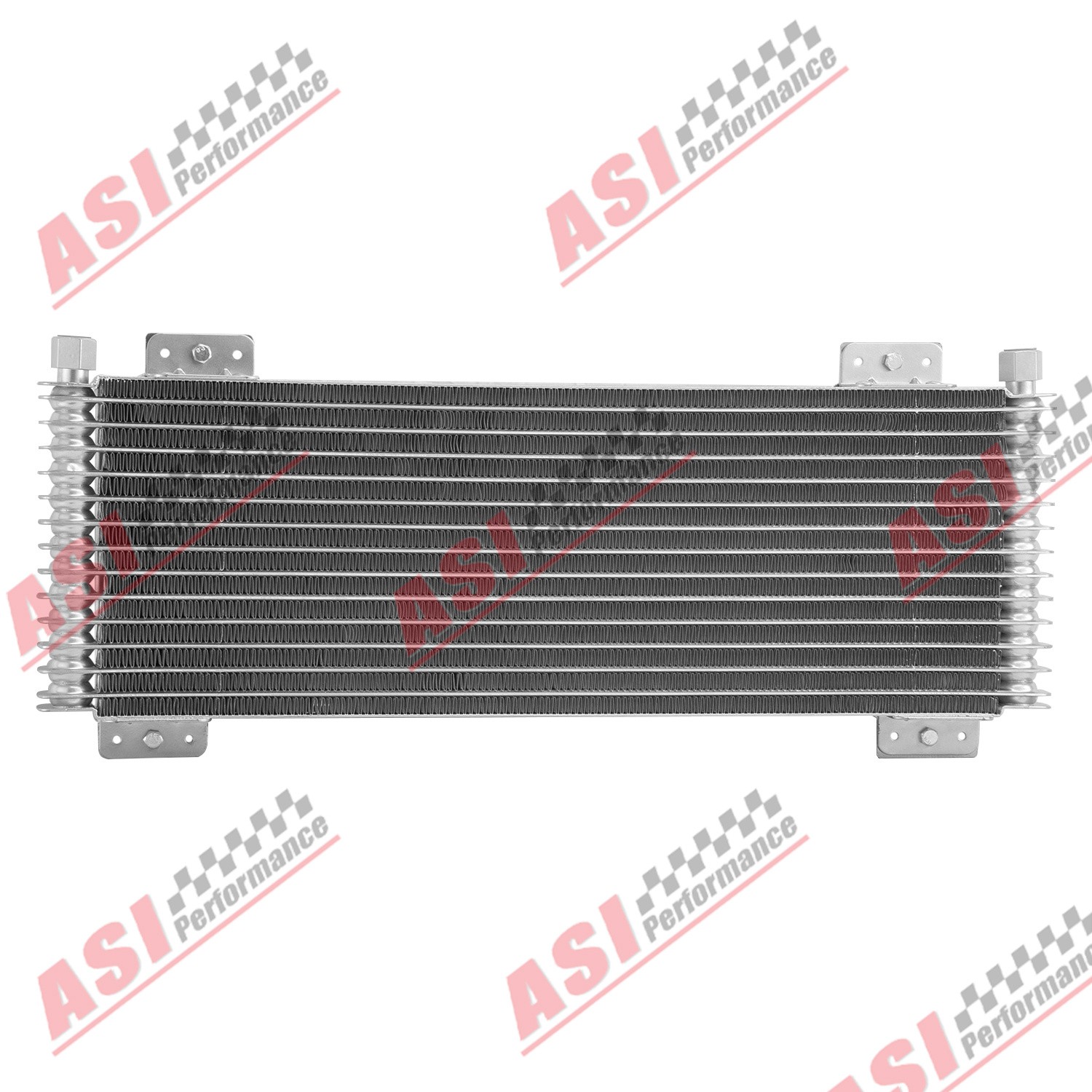 ASI Transmission Oil Cooler+Shroud 6” Fans Tru-Cool 40K GVW For Light Truck