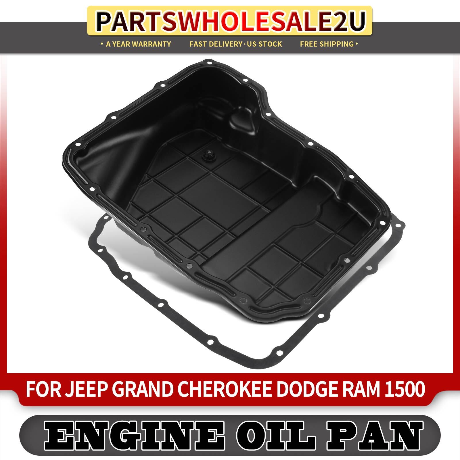 Transmission Oil Pan for Jeep Grand Cherokee 1999-2009 Chrysler Aspen Dodge Ram