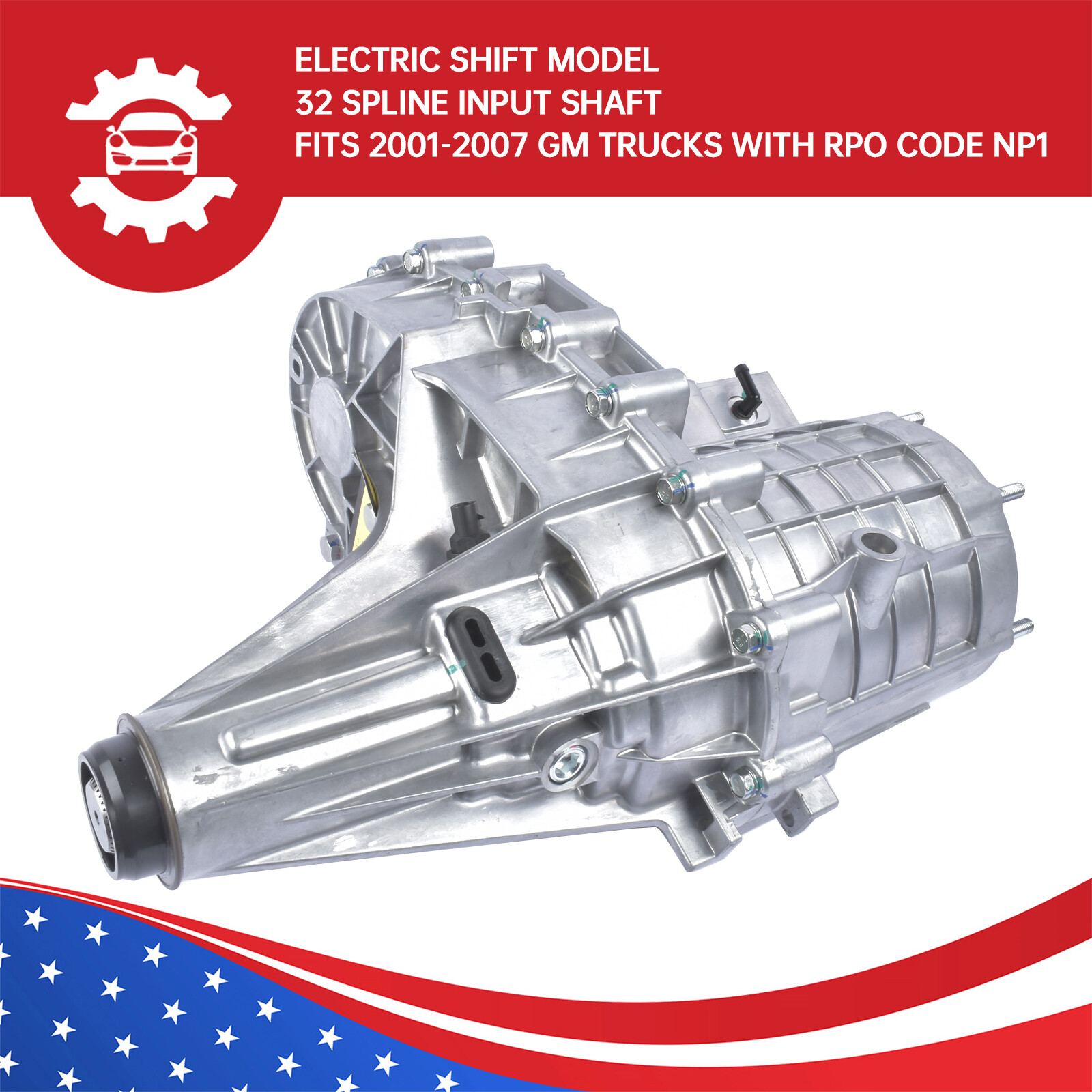 NP263HD Aluminum Transfer Case for Chevrolet Silverado 3500 2500 HD 2001-2006