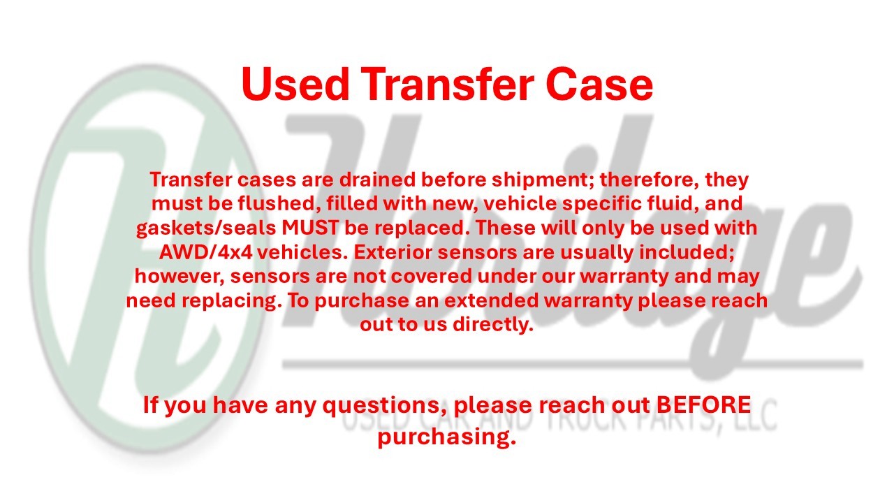 2011 2012 Ford F250 SD OEM Transfer Case Assembly 6.7L Powerstroke 4WD