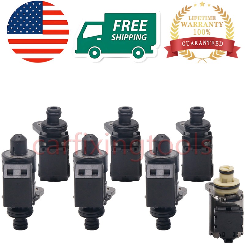 For 03-09 Infiniti Q45 G35 FX45 M45 3.5L 4.5L 7pcs Transmission Solenoid Re5r05a