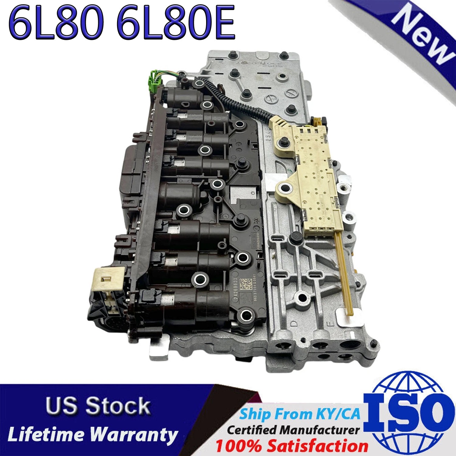 6L80 6L80E Transmission Control Valve Body & Solenoid For Chevrolet Cadillac GMC