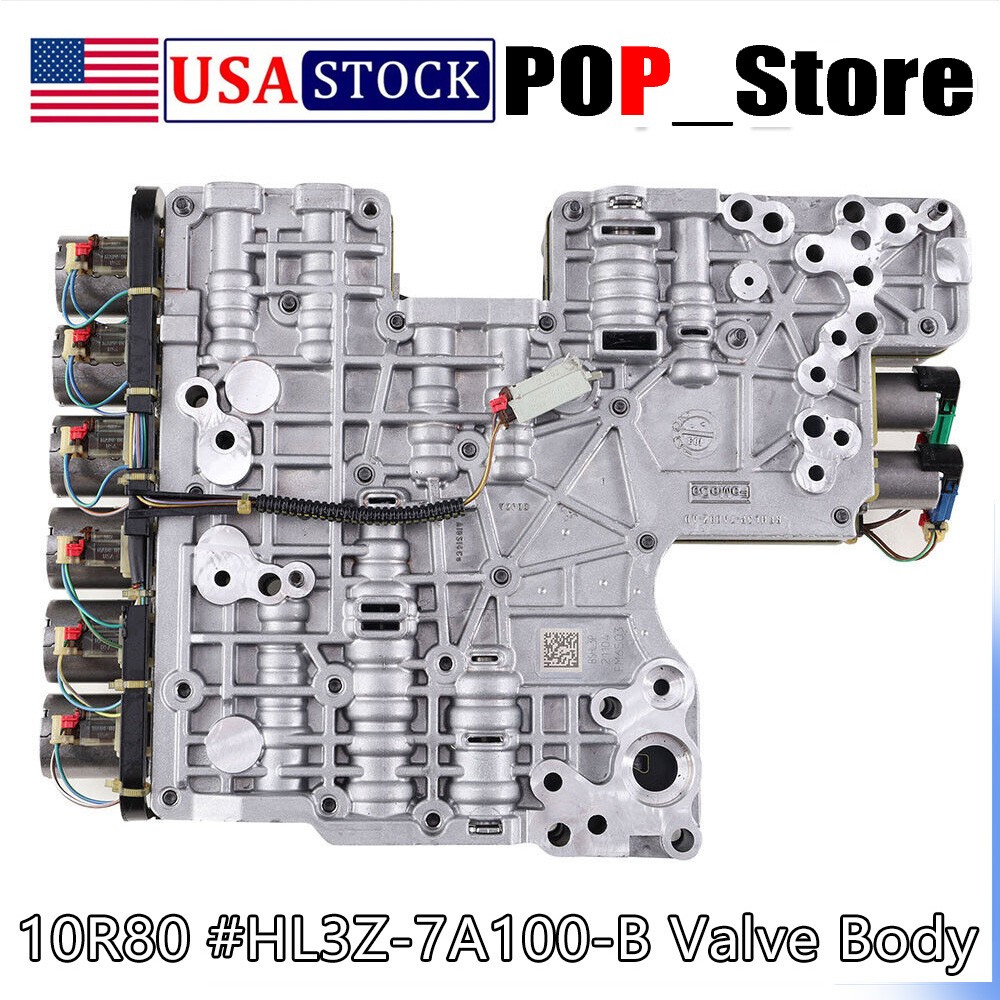 10R80 Trans Valve Body W Solenoid For 17 Ford F-150 3.5L EcoBoost V6 A/T 4WD RWD