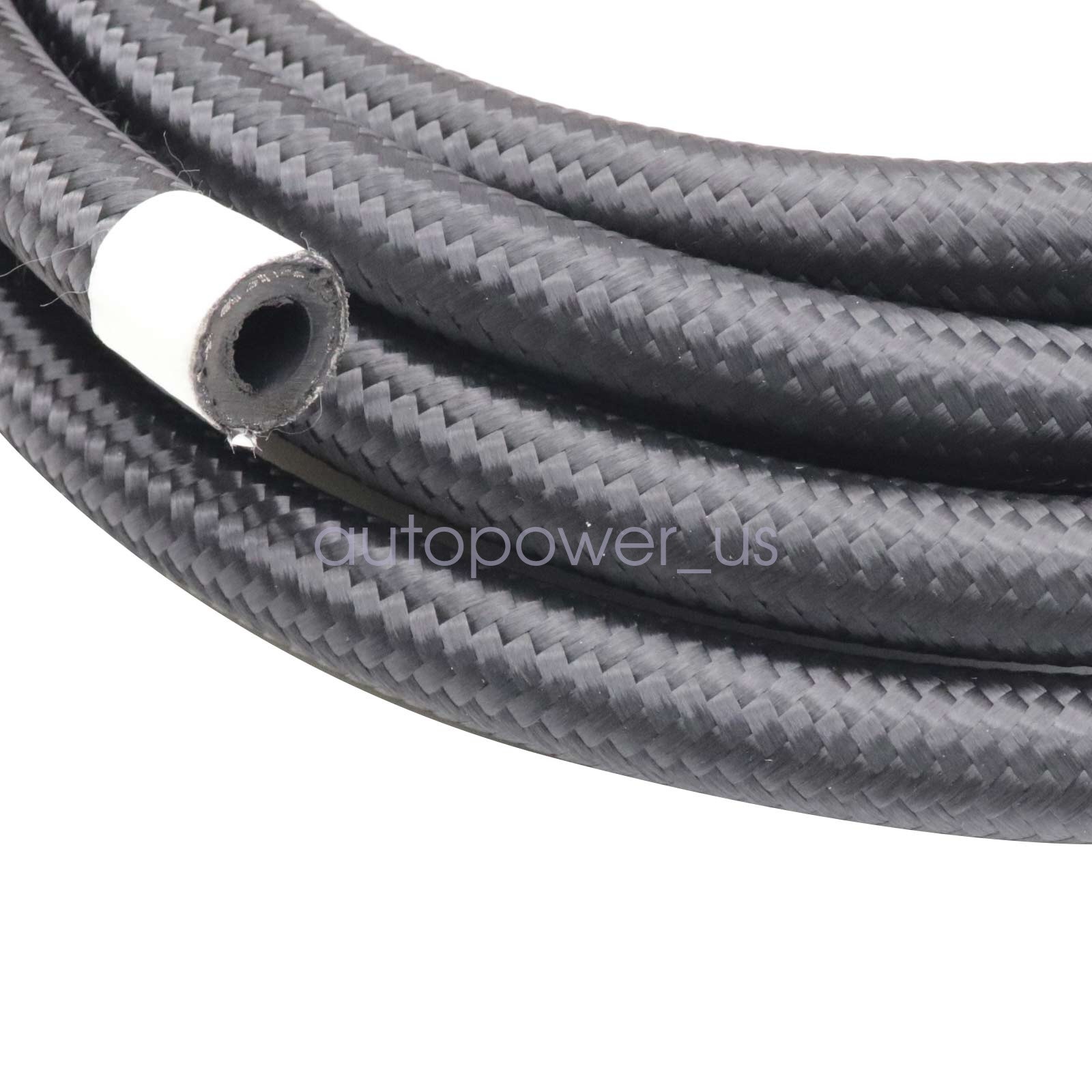 4L60E 4L65E Automatic Transmission Cooler Line Kit Black -6 AN Steel Braided USA