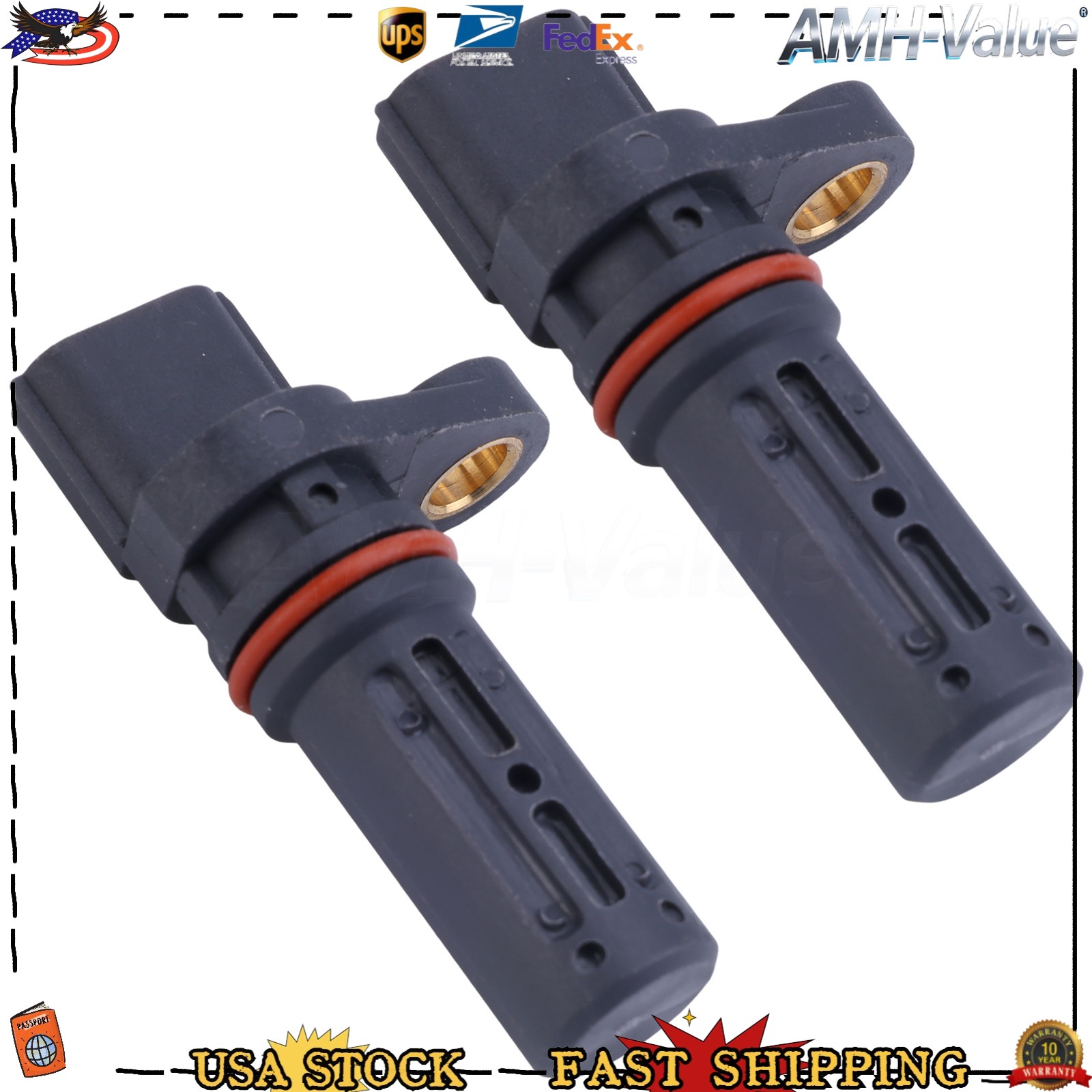 2X Rear ABS Speed Sensor For Subaru Forester 2014-2017 31937AA170 37500-RAA-A01