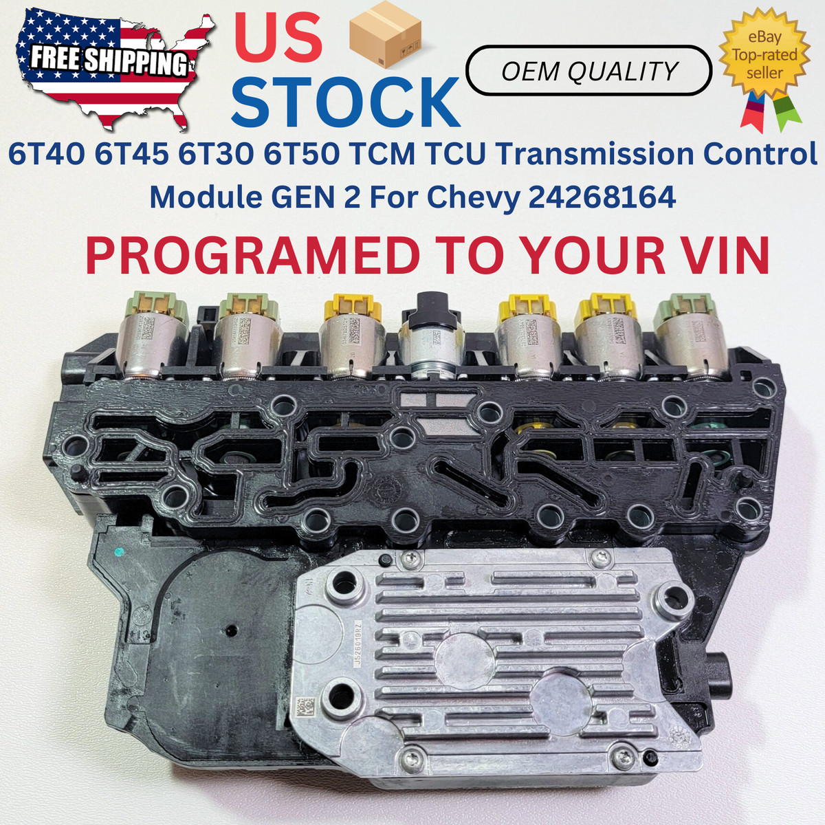 VIN-PROGRAMMED TCM TCU TEHCM 6T30 6T40 6T45 6T50 fit 2012-2020 Sonic 24268164