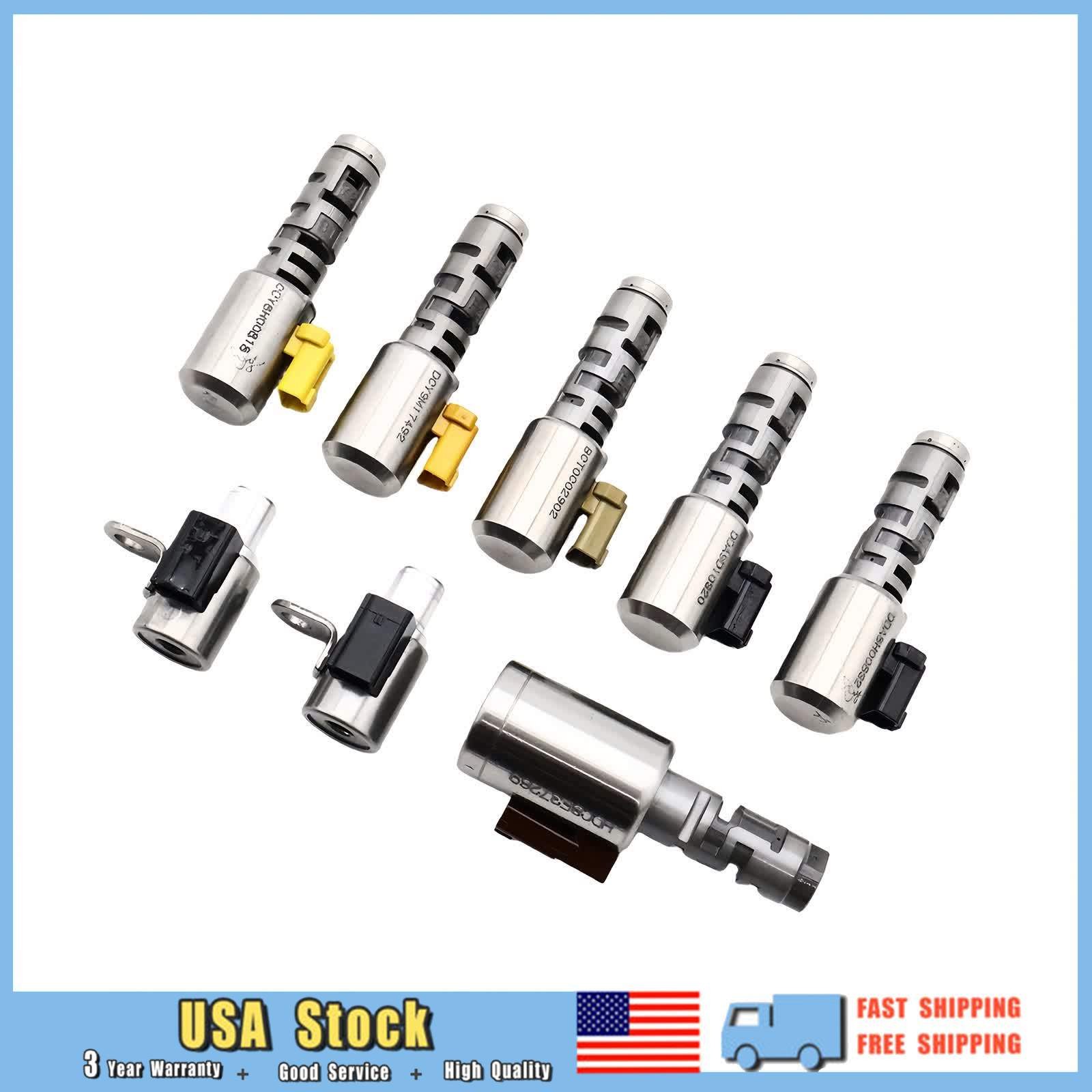 8Pcs Transmission Solenoid Small Valve Fit 03-08 Audi TT 05-10 VW Jetta 09G 6spd